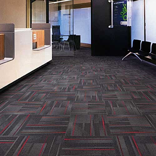 Dinamik bir tasarıma sahip olan Pasteur karo halı lüks alanlarda şıklık yaratır.