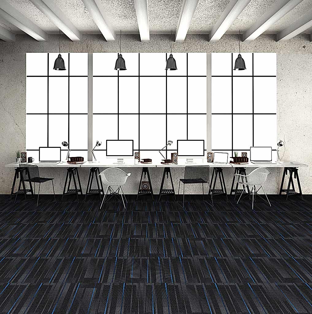 Pasteur 17 karo halı oda içine uygulama görseli.