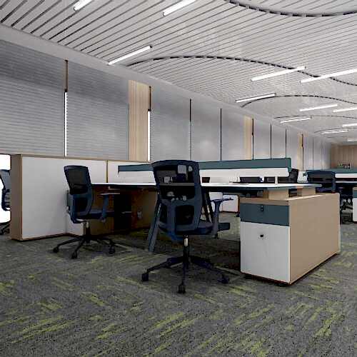 Newton 103 ofis karo halı hafif ve dayanıklı bir modeldir.