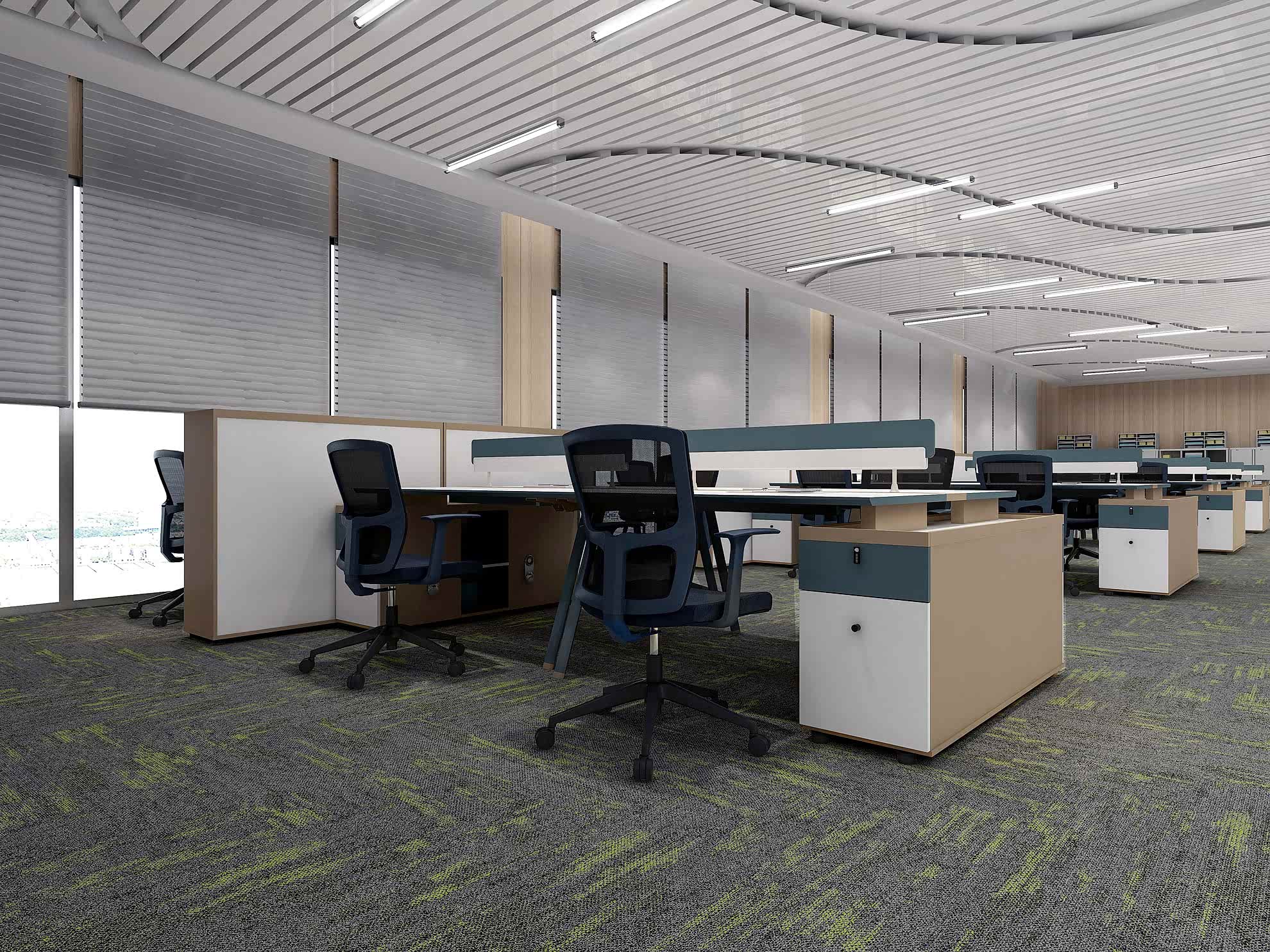 Newton 103 ofis karo halı hafif ve dayanıklı bir modeldir.